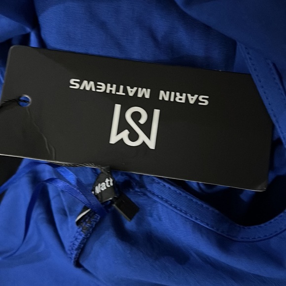 Sarin Mathews Womens One Shoulder Ruched Bodycon Dress - Picture 7 of 7